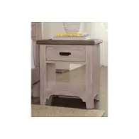 741-226 Vaughan Bassett Furniture Bungalow - Dover Grey Bedroom Furniture Nightstand