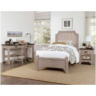 741-331 Vaughan Bassett Furniture Bungalow - Dover Grey Bedroom Furniture Bed