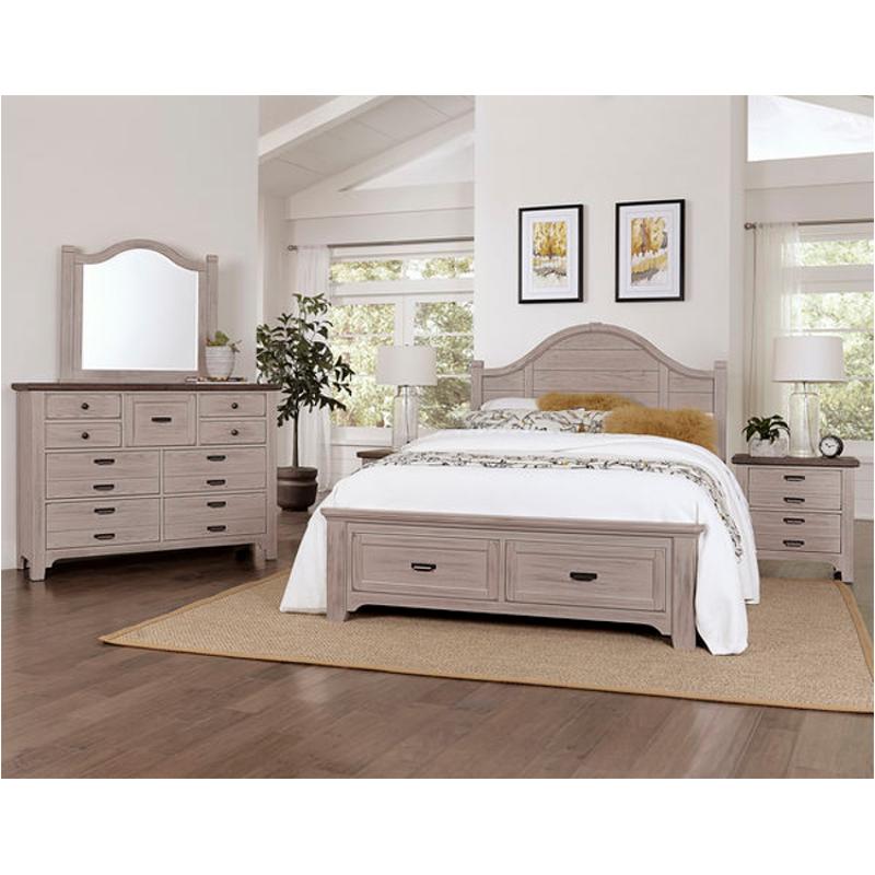 741-552-st Vaughan Bassett Furniture Bungalow - Dover Grey Bedroom Furniture Bed