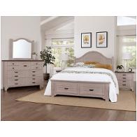 741-552-st Vaughan Bassett Furniture Bungalow - Dover Grey Bedroom Furniture Bed