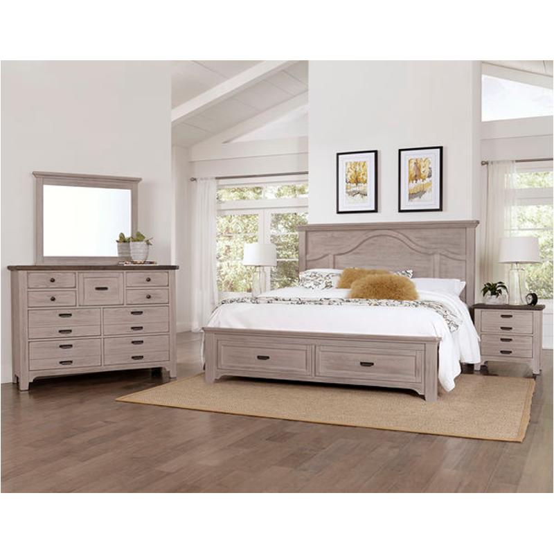 741-669-st Vaughan Bassett Furniture Bungalow - Dover Grey Bedroom Furniture Bed