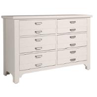 744-001 Vaughan Bassett Furniture Bungalow - Lattice Bedroom Furniture Dresser