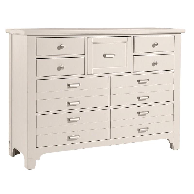 744-002 Vaughan Bassett Furniture Bungalow - Lattice Bedroom Furniture Dresser