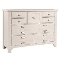 744-002 Vaughan Bassett Furniture Bungalow - Lattice Bedroom Furniture Dresser