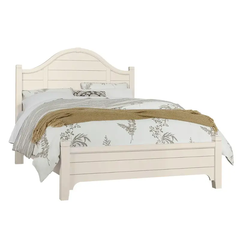 744-255 Vaughan Bassett Furniture Bungalow - Lattice Bedroom Furniture Bed