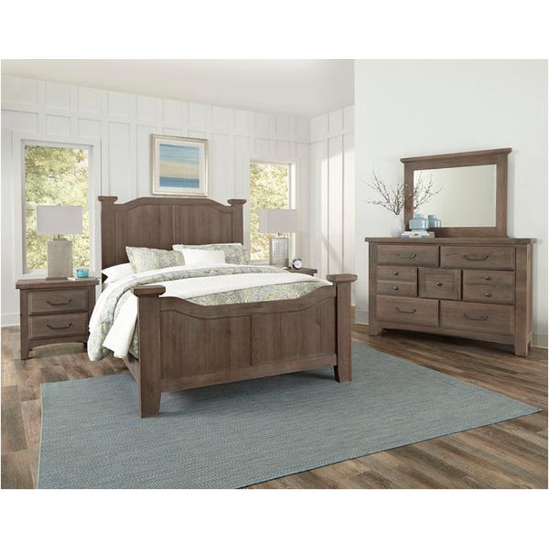 692-558-855-922 Vaughan Bassett Furniture Sawmill - Saddle Grey Bedroom Furniture Bed