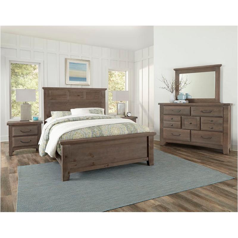 692-559-955-922 Vaughan Bassett Furniture Sawmill - Saddle Grey Bedroom Furniture Bed