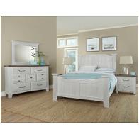 694-668-866-922 Vaughan Bassett Furniture Sawmill - Alabaster Bedroom Furniture Bed