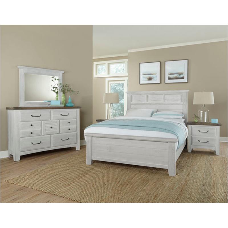 694-559-955-922 Vaughan Bassett Furniture Sawmill - Alabaster Bedroom Furniture Bed