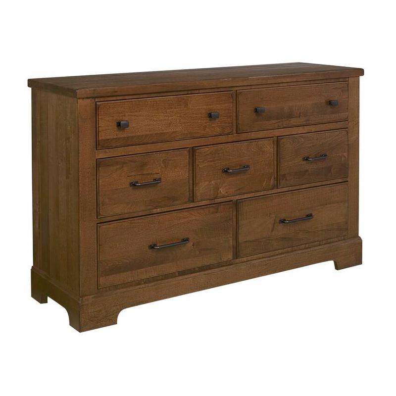 174-002 Vaughan Bassett Furniture Cool Rustic - Amber Bedroom Furniture Dresser