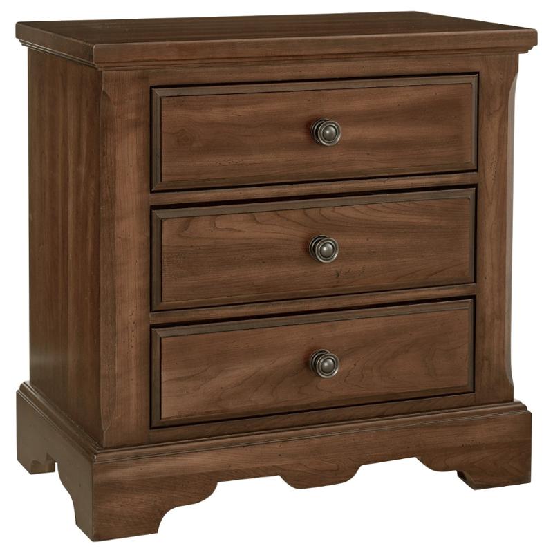 110-227 Vaughan Bassett Furniture Heritage - Amish Cherry Bedroom Furniture Nightstand