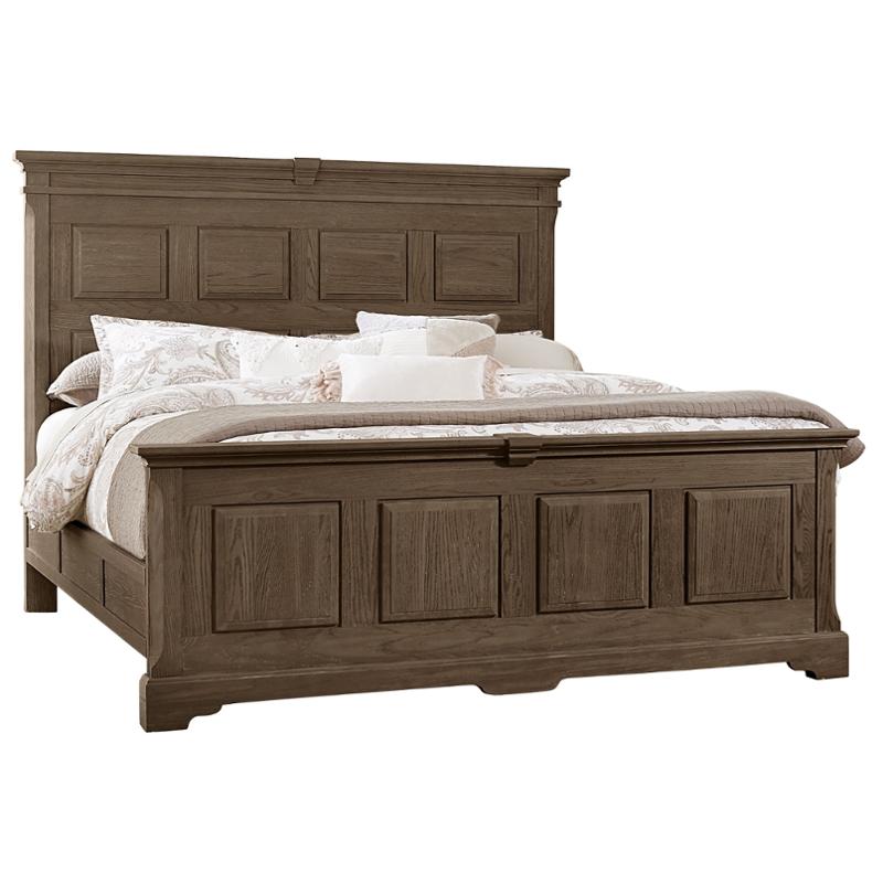 112-669-a Vaughan Bassett Furniture Heritage - Cobblestone Oak Bedroom Furniture Bed