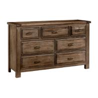 117-003 Vaughan Bassett Furniture Maple Road - Maple Syrup Bedroom Furniture Dresser