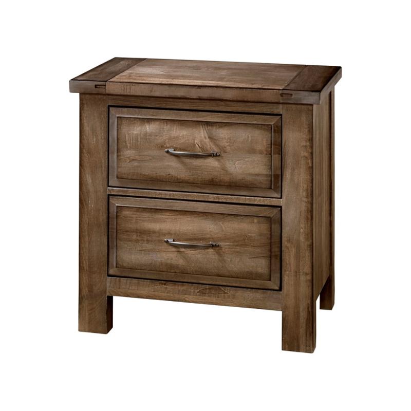 117-227 Vaughan Bassett Furniture Maple Road - Maple Syrup Bedroom Furniture Nightstand