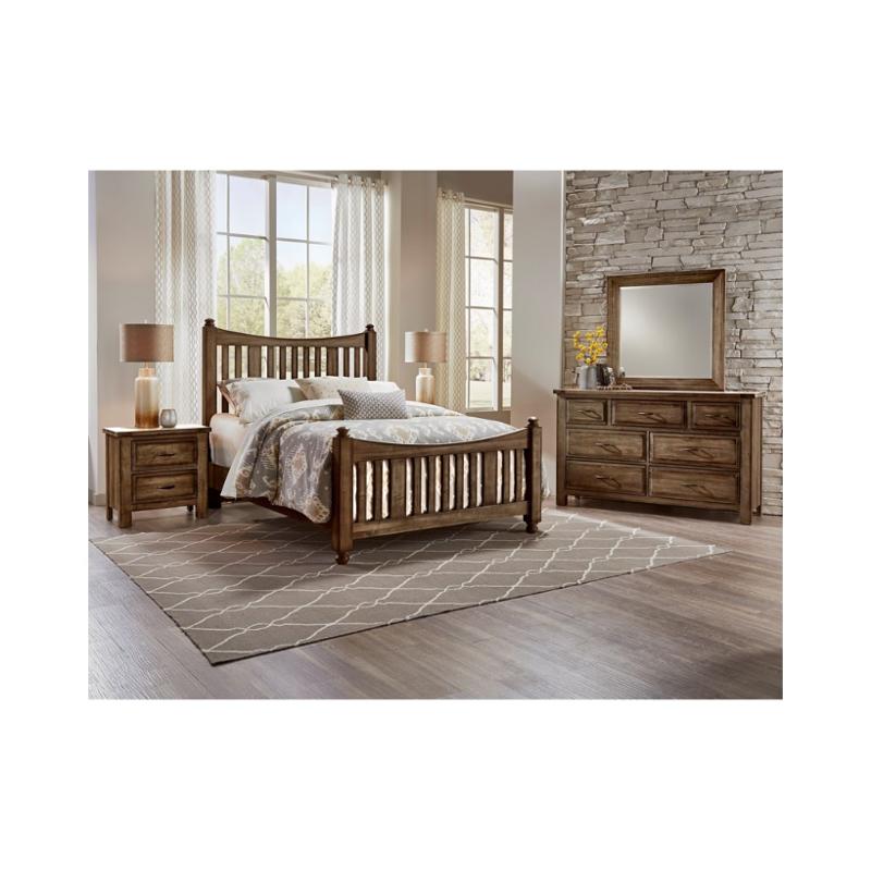 117-668-ck Vaughan Bassett Furniture Maple Road - Maple Syrup Bedroom Furniture Bed