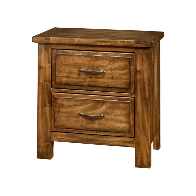 118-227 Vaughan Bassett Furniture Maple Road - Antique Amish Bedroom Furniture Nightstand