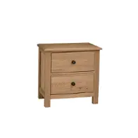 120-227 Vaughan Bassett Furniture Custom Express - Clear Oak Bedroom Furniture Nightstand