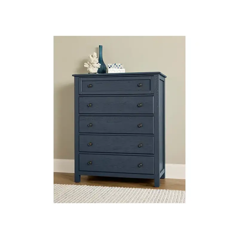 126-115 Vaughan Bassett Furniture Custom Express - Indigo Bedroom Furniture Chest