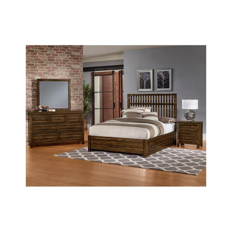 126-558-st Vaughan Bassett Furniture Custom Express - Indigo Bedroom Furniture Bed