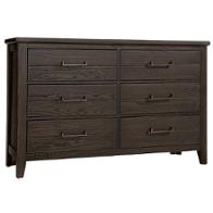 140-003 Vaughan Bassett Furniture Passageways - Charleston Brown Bedroom Furniture Dresser