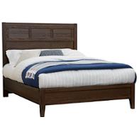 140-557 Vaughan Bassett Furniture Passageways - Charleston Brown Bedroom Furniture Bed