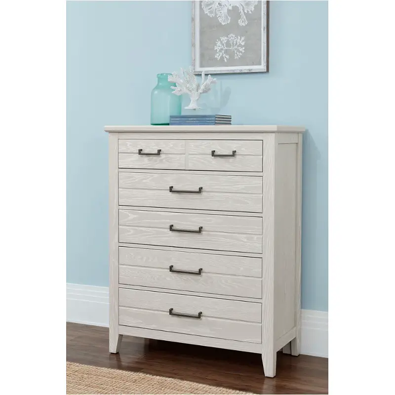 144-115 Vaughan Bassett Furniture Passageways - Oyster Grey Bedroom Furniture Chest