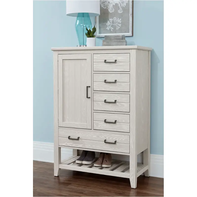 144-117 Vaughan Bassett Furniture Passageways - Oyster Grey Bedroom Furniture Chest