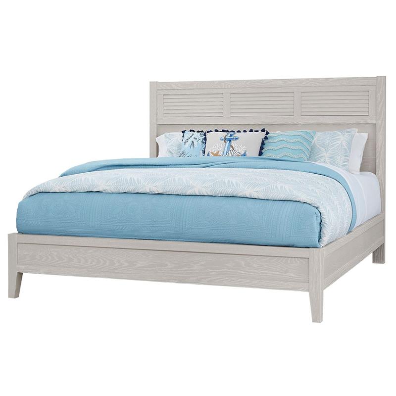 144-557 Vaughan Bassett Furniture Passageways - Oyster Grey Bedroom Furniture Bed