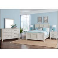 144-669 Vaughan Bassett Furniture Passageways - Oyster Grey Bedroom Furniture Bed