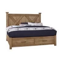 175-557-st Vaughan Bassett Furniture Cool Rustic - Natural Bedroom Furniture Bed