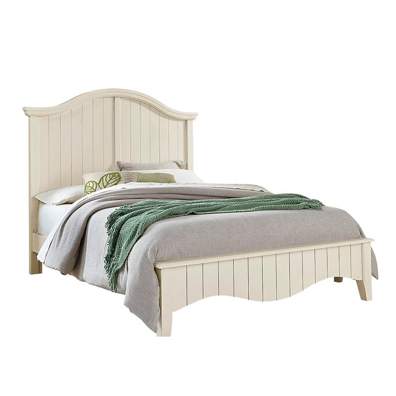 765-668-pl Vaughan Bassett Furniture Casual Retreat - Shell White Bedroom Furniture Bed