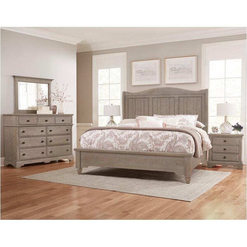 114-553 Vaughan Bassett Furniture Heritage - Greystone Bedroom Furniture Bed