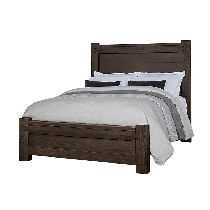 750-668-866-922 Vaughan Bassett Furniture Dovetail - Java Bedroom Furniture Bed