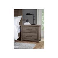 751-227 Vaughan Bassett Furniture Dovetail - Mystic Grey Bedroom Furniture Nightstand