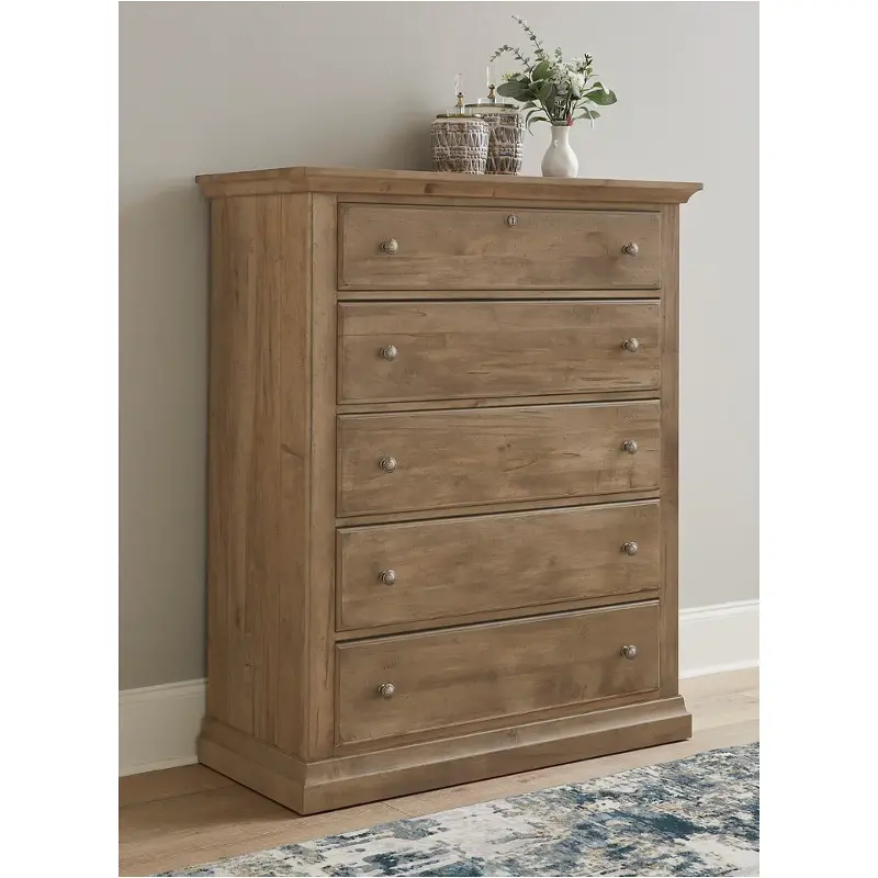 155-115 Vaughan Bassett Furniture Carlisle - Warm Natural Bedroom Furniture Chest