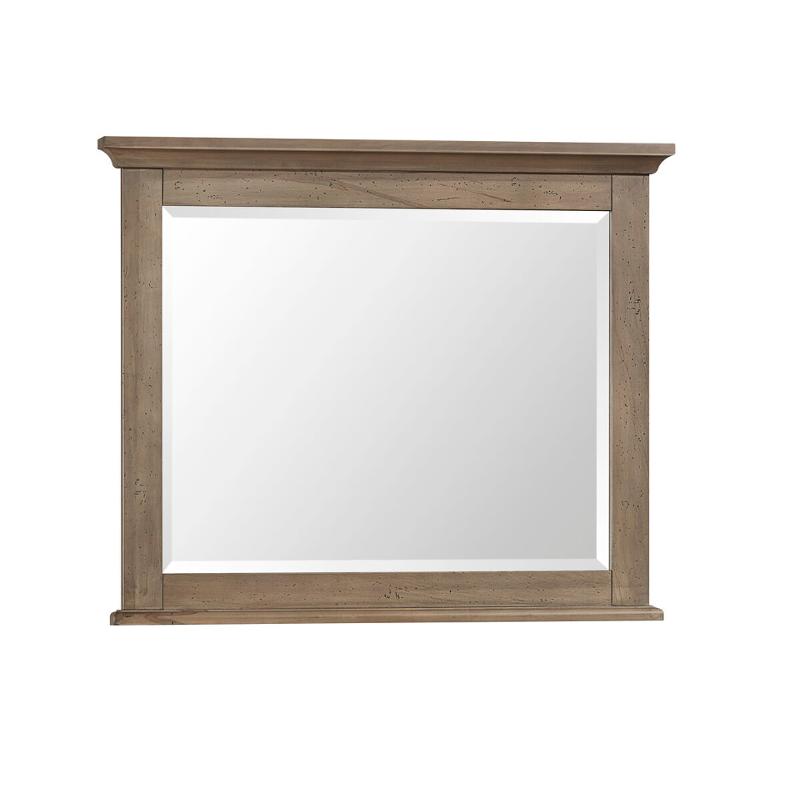 157-447 Vaughan Bassett Furniture Carlisle - Natural Grey Bedroom Furniture Mirror