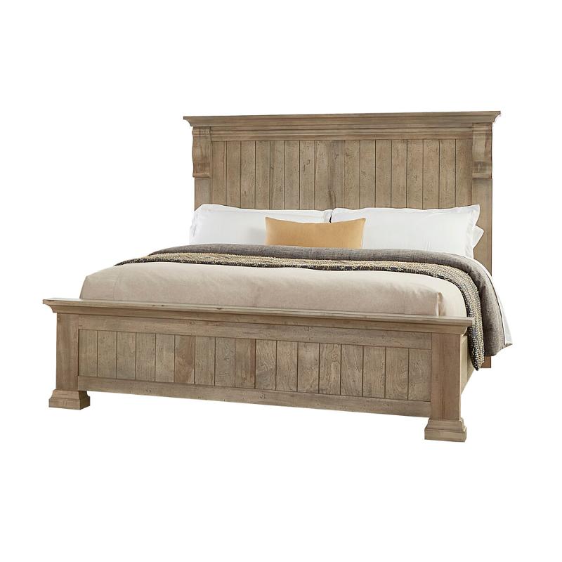 157-559-955-722 Vaughan Bassett Furniture Carlisle - Natural Grey Bedroom Furniture Bed