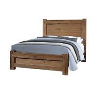 752 Queen Poster Bed Vaughan Bassett Furniture Dovetail - Natural Bedroom Furniture Bed