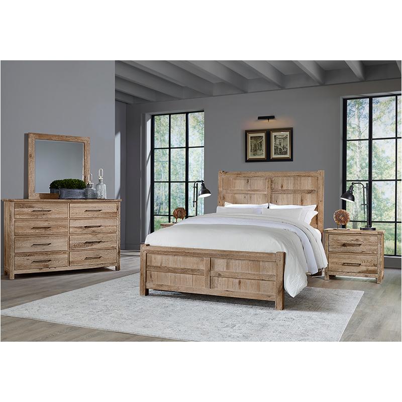 754-559-955-922 Vaughan Bassett Furniture Dovetail - Sun Bleached White Bedroom Furniture Bed