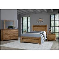 752 King Poster Bed - Ms2 Vaughan Bassett Furniture Dovetail - Natural Bedroom Furniture Bed