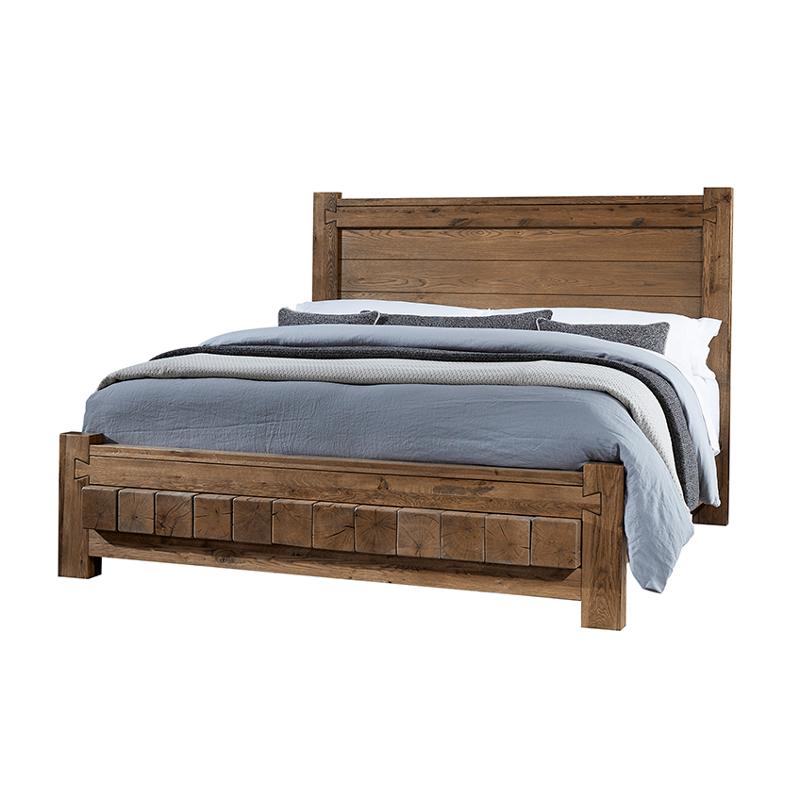 752 Ck Poster Bed With 6x6 Fb - Ms2 Vaughan Bassett Furniture Dovetail - Natural Bedroom Furniture Bed