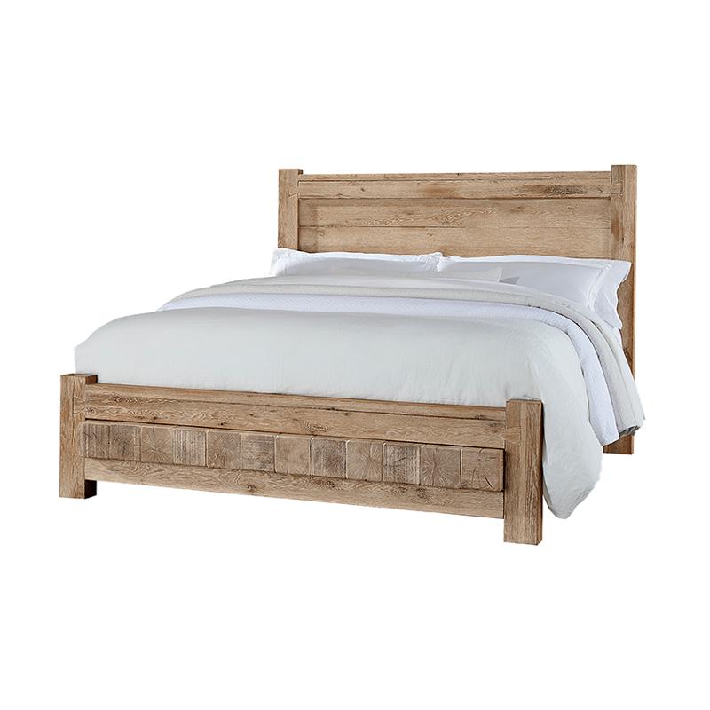 754-558-155-922 Vaughan Bassett Furniture Dovetail - Sun Bleached White Bedroom Furniture Bed