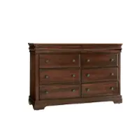 770-002 Vaughan Bassett Furniture Vista - Warm Cherry Bedroom Furniture Dresser