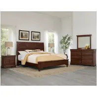 770-553-155-922 Vaughan Bassett Furniture Vista - Warm Cherry Bedroom Furniture Bed