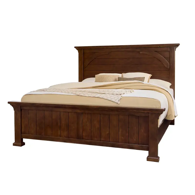 770-669-966-922 Vaughan Bassett Furniture Vista - Warm Cherry Bedroom Furniture Bed