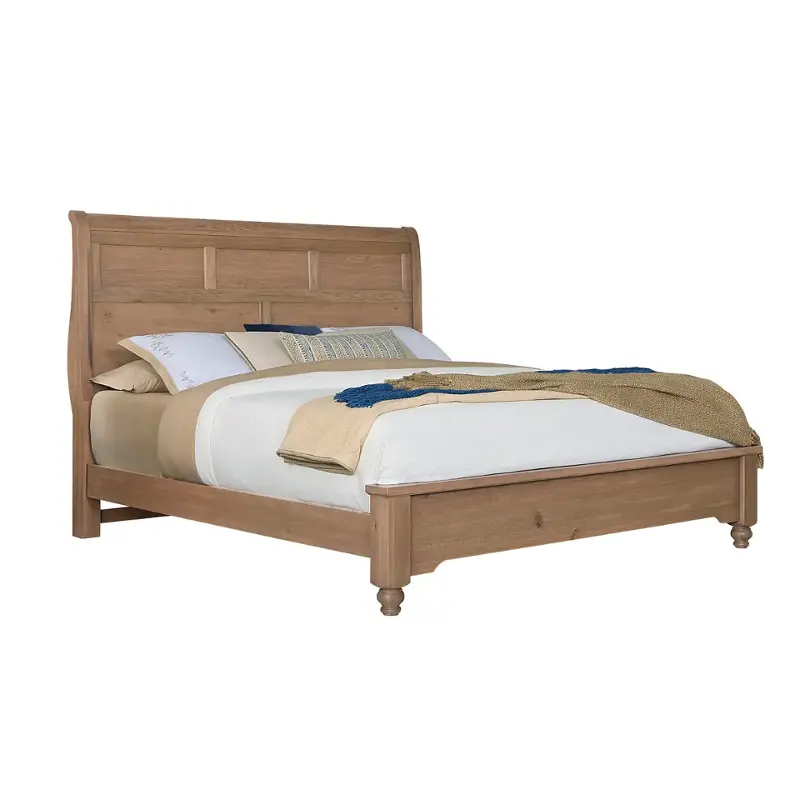 771-663-166-922 Vaughan Bassett Furniture Vista - Natural Oak Bedroom Furniture Bed