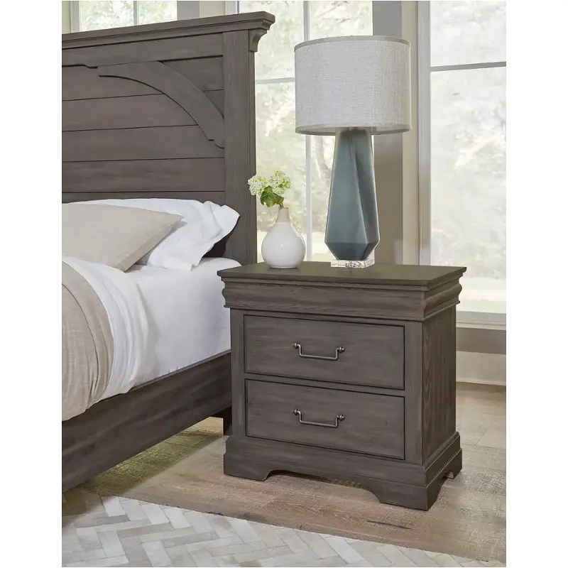 772-226 Vaughan Bassett Furniture Vista - Grey Oak Bedroom Furniture Nightstand