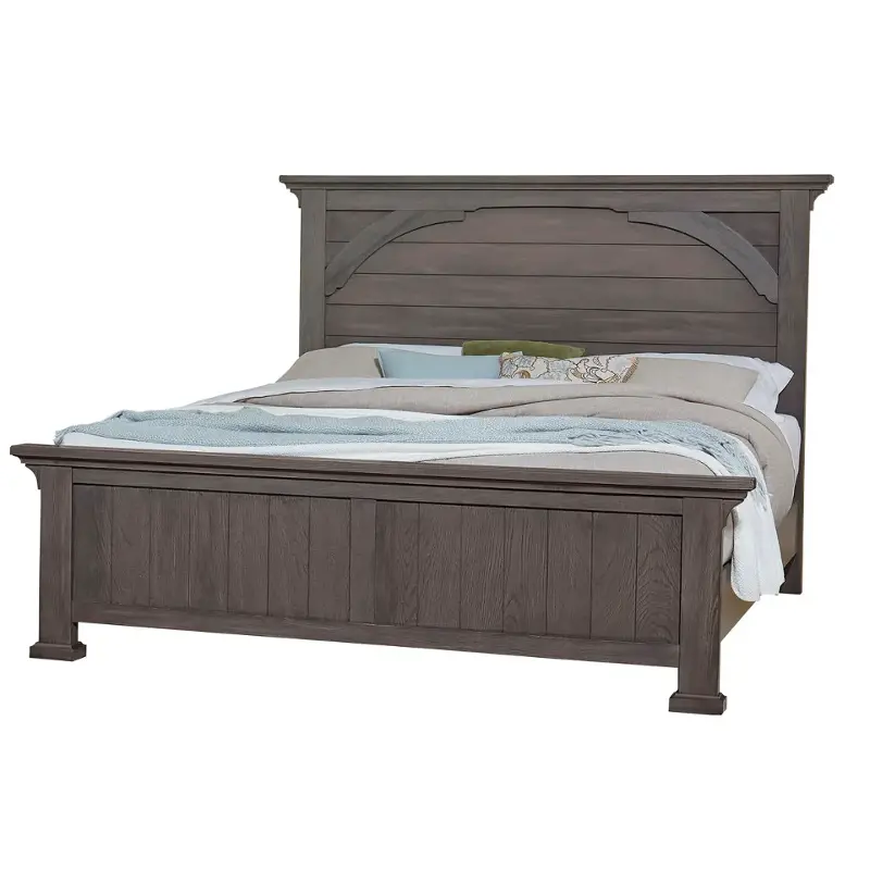 772-955 Vaughan Bassett Furniture Vista - Grey Oak Bedroom Furniture Bed