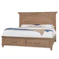 771-559-050b-502 Vaughan Bassett Furniture Vista - Natural Oak Bedroom Furniture Bed