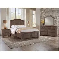 117-557-050b-502 Vaughan Bassett Furniture Maple Road - Maple Syrup Bedroom Furniture Bed